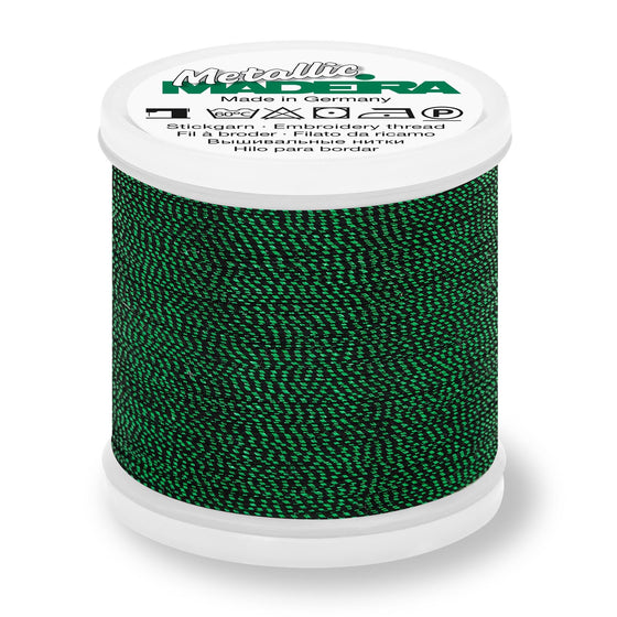 Madeira Metallic 40 457 Deep Emerald 200m Reel