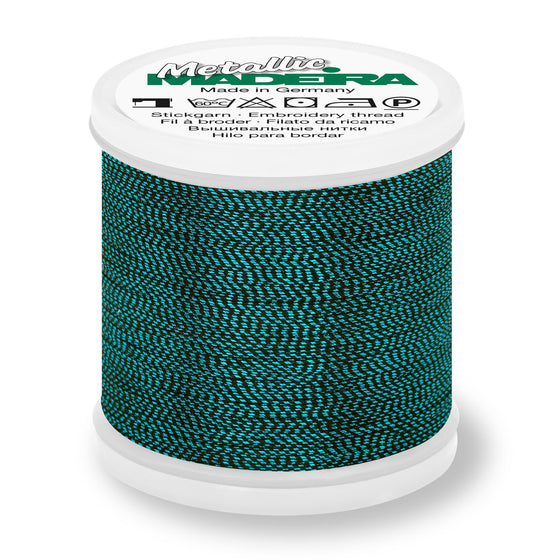 Madeira Metallic 40 465 Dark Turquoise 200m Reel