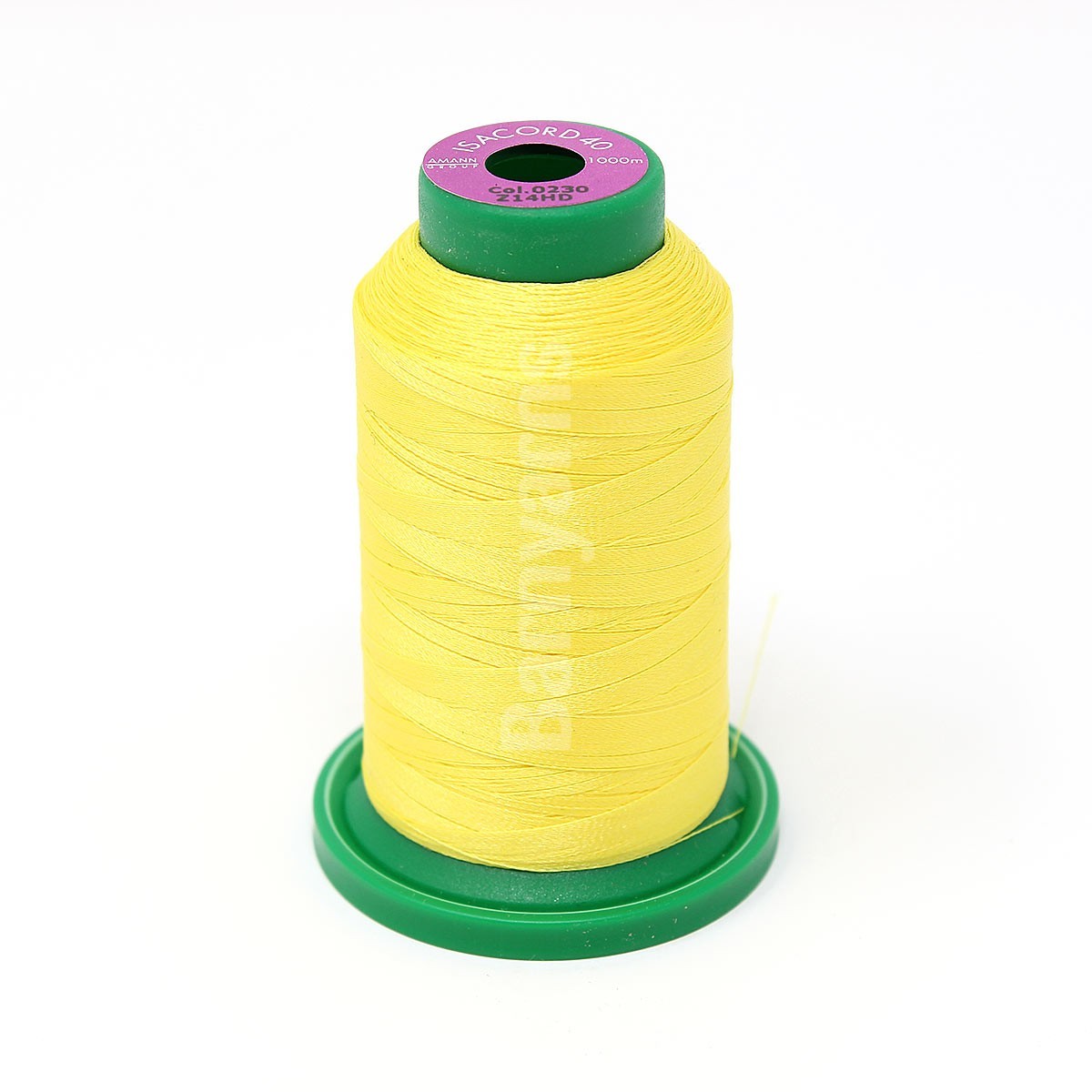 Isacord 40 0230 Pale Yellow1000m Cone