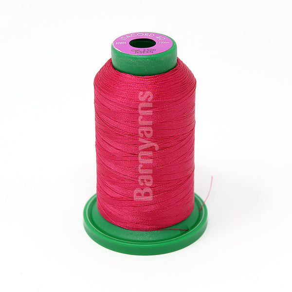 Isacord 40 2300 Carmine Bright1000m Cone