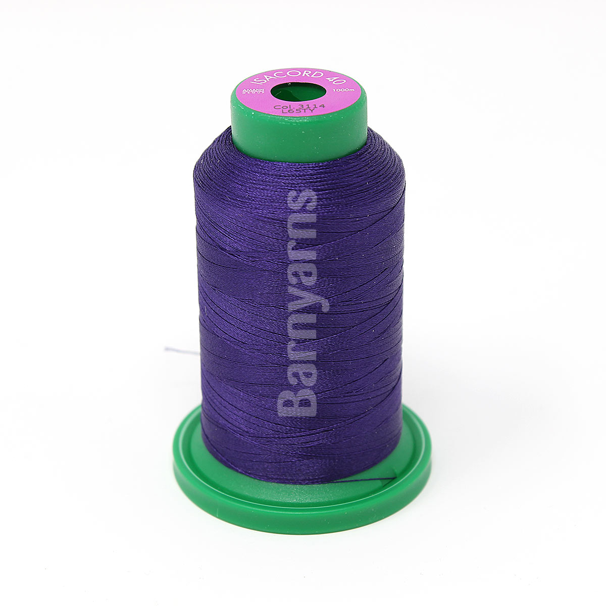 Isacord 40 3114 Purple 1000m Cone