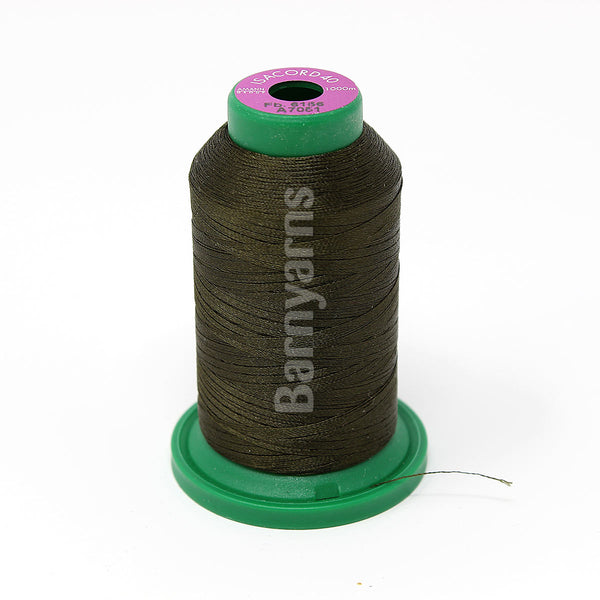 Isacord 40 6156 Olive 1000m Cone