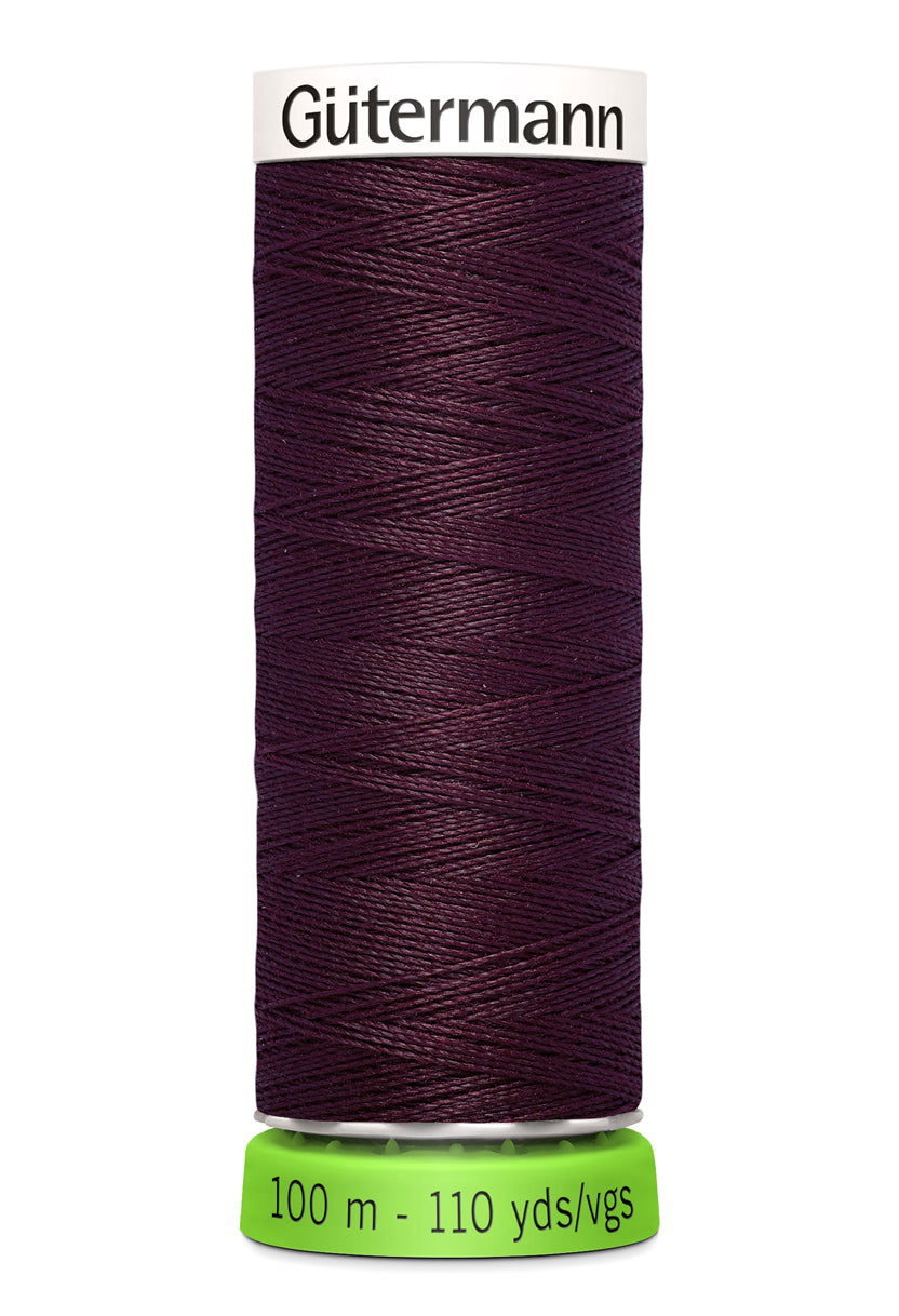 Gutermann Recycled Sew All 130 Dark Maroon 100m Reel