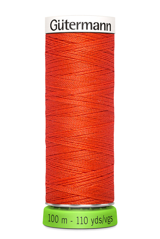 Gutermann Recycled Sew All 155 Tangerine 100m Reel