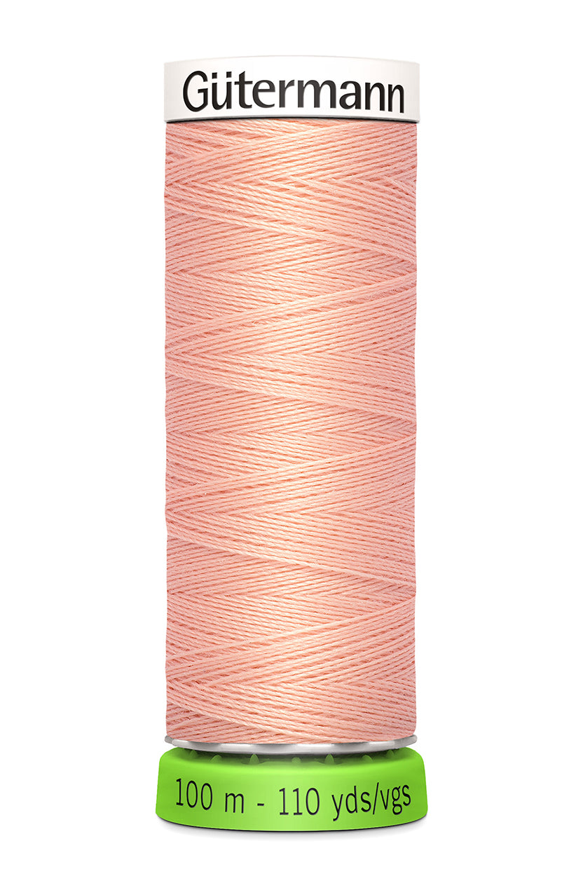 Gutermann Recycled Sew All 165 Light Peach 100m Reel