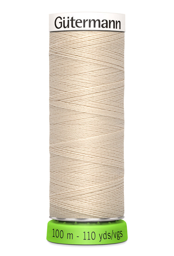 Gutermann Recycled Sew All 169 Light Tan 100m Reel