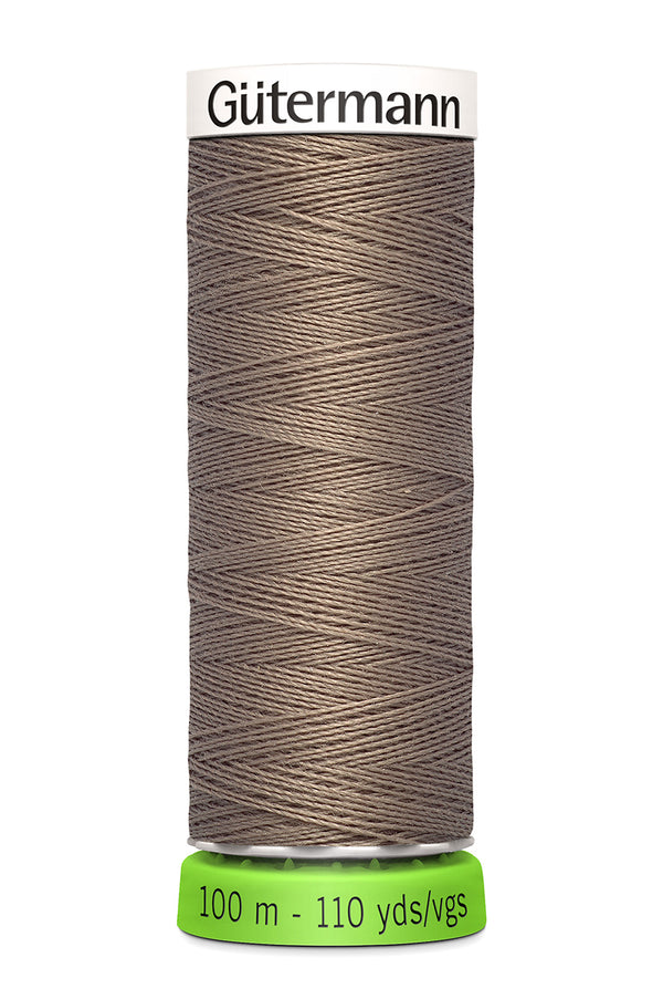 Gutermann Recycled Sew All 199 Dark Tan 100m Reel