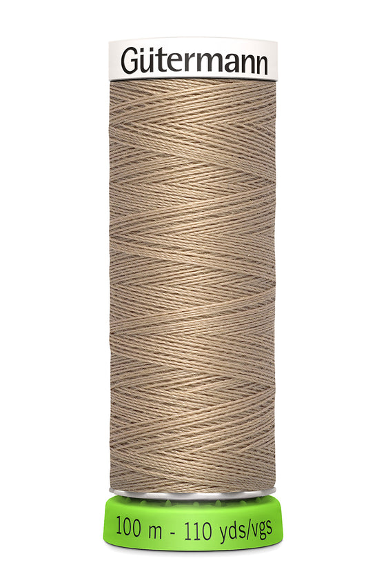 Gutermann Recycled Sew All 215 Coffee 100m Reel