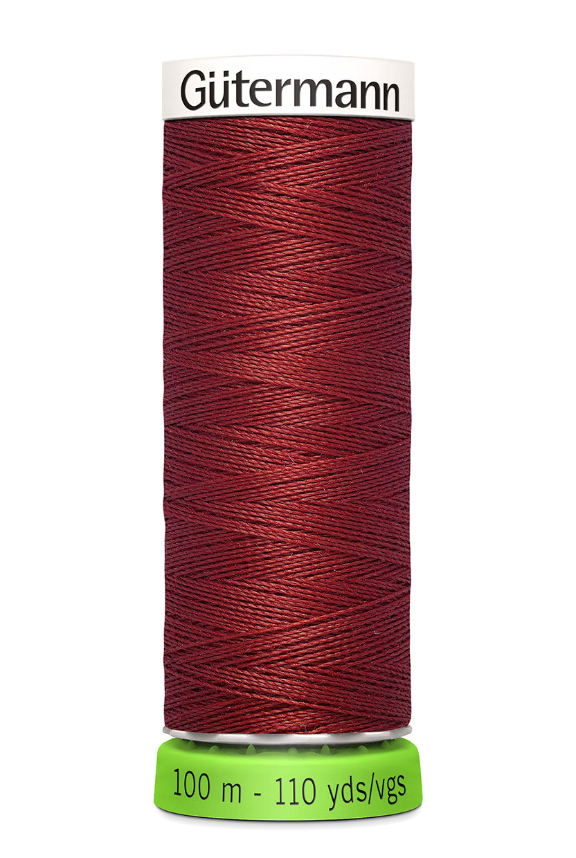 Gutermann Recycled Sew All 221 Burnt Orange 100m Reel