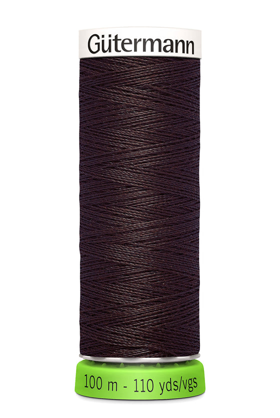 Gutermann Recycled Sew All 23 Dark Brown 100m Reel