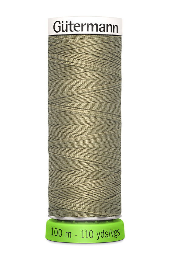 Gutermann Recycled Sew All 258 Khaki Green 100m Reel