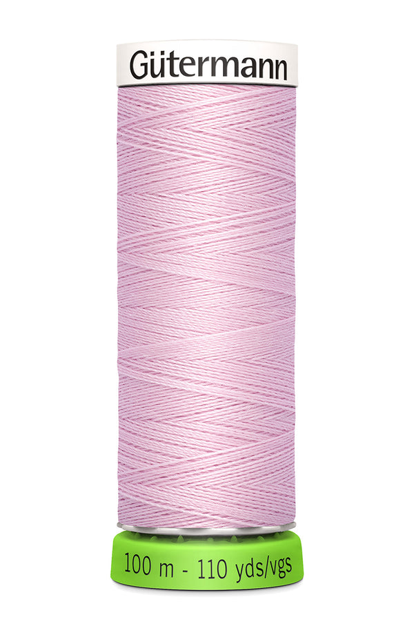 Gutermann Recycled Sew All 320 Baby Pink 100m Reel