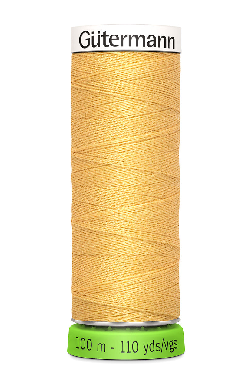 Gutermann Recycled Sew All 415 Golden Yellow 100m Reel