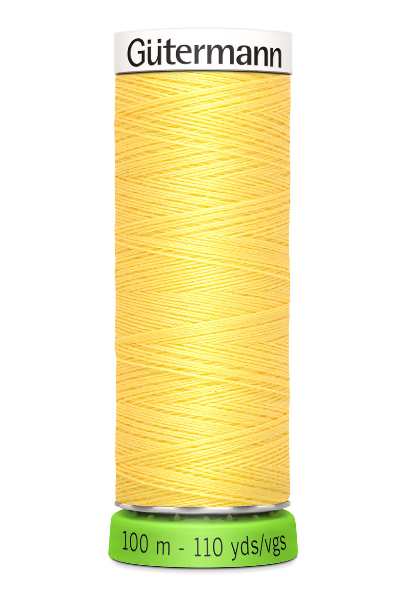 Gutermann Recycled Sew All 852 Sunshine Yellow 100m Reel