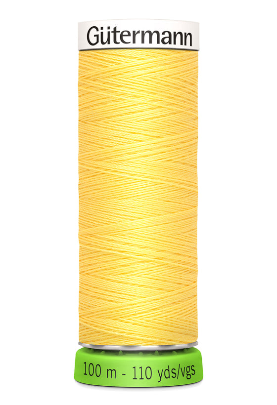 Gutermann Recycled Sew All 852 Sunshine Yellow 100m Reel