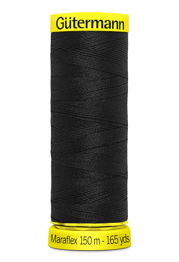 Gutermann Maraflex 0 Black 100m Reel