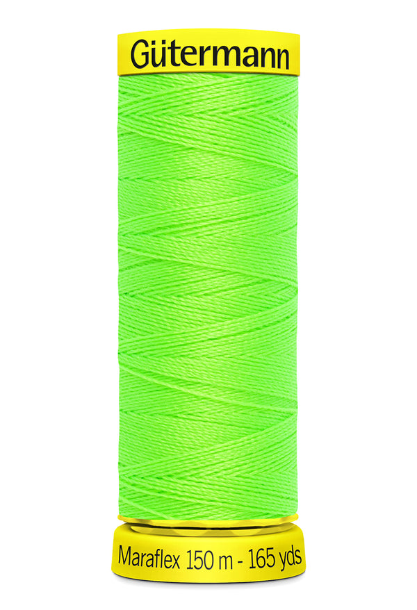 Gutermann Maraflex 3853 Bright Green 100m Reel