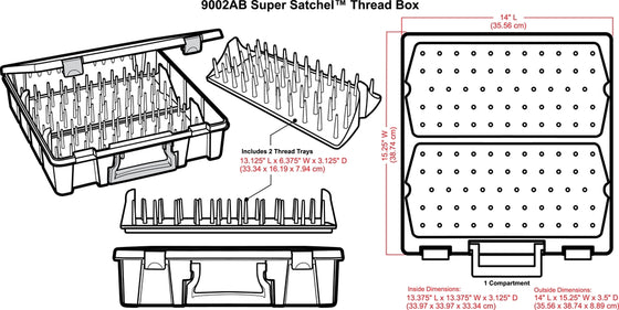 Art Bin Super Satchel™ Thread Storage Box - 9002AB (Pre Order)