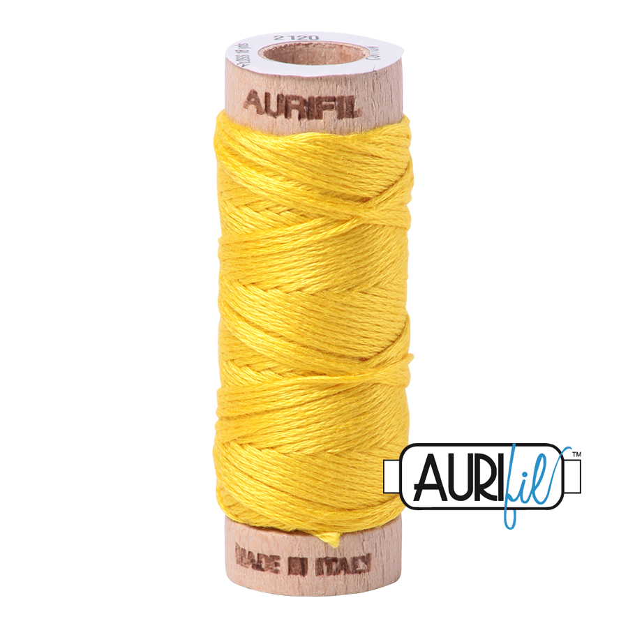 Aurifil Floss 6 Strand Cotton 2120 Canary 16m