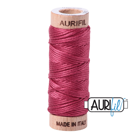 Aurifil Floss 6 Strand Cotton 2455 Medium Carmine Red 16m