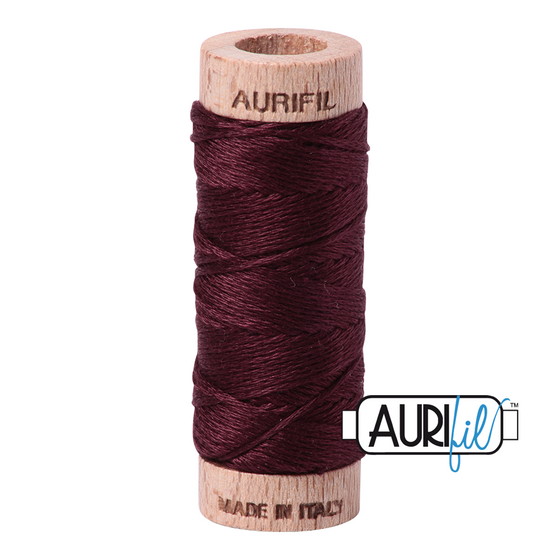 Aurifil Floss 6 Strand Cotton 2468 Dark Wine 16m