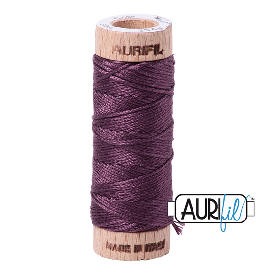 Aurifil Floss 6 Strand Cotton 2568 Mulberry 16m