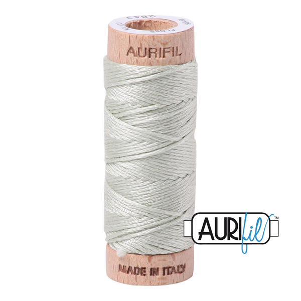 Aurifil Floss 6 Strand Cotton 2843 Light Grey Green 16m