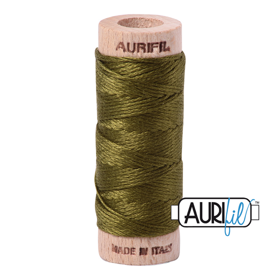 Aurifil Floss 6 Strand Cotton 2887 Very Dark Olive 16m