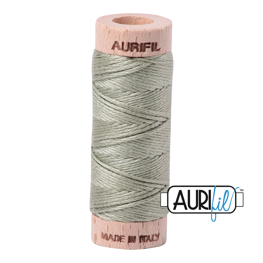 Aurifil Floss 6 Strand Cotton 2902 Light Laurel Green 16m