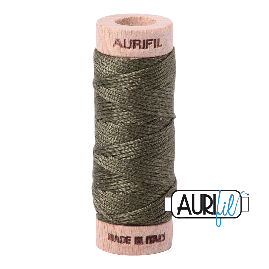 Aurifil Floss 6 Strand Cotton 2905 Army Green 16m