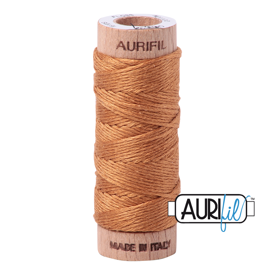 Aurifil Floss 6 Strand Cotton 2930 Golden Toast 16m