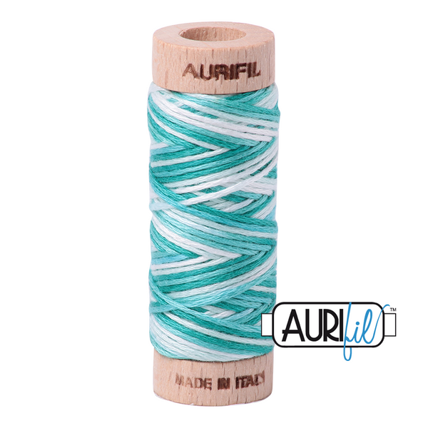 Aurifil Floss 6 Strand Cotton 4654 Turquoise Foam 16m