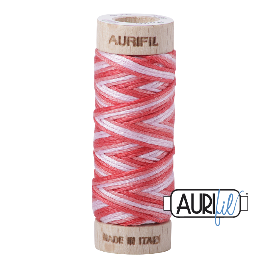 Aurifil Floss 6 Strand Cotton 4668 Strawberry Parfait 16m