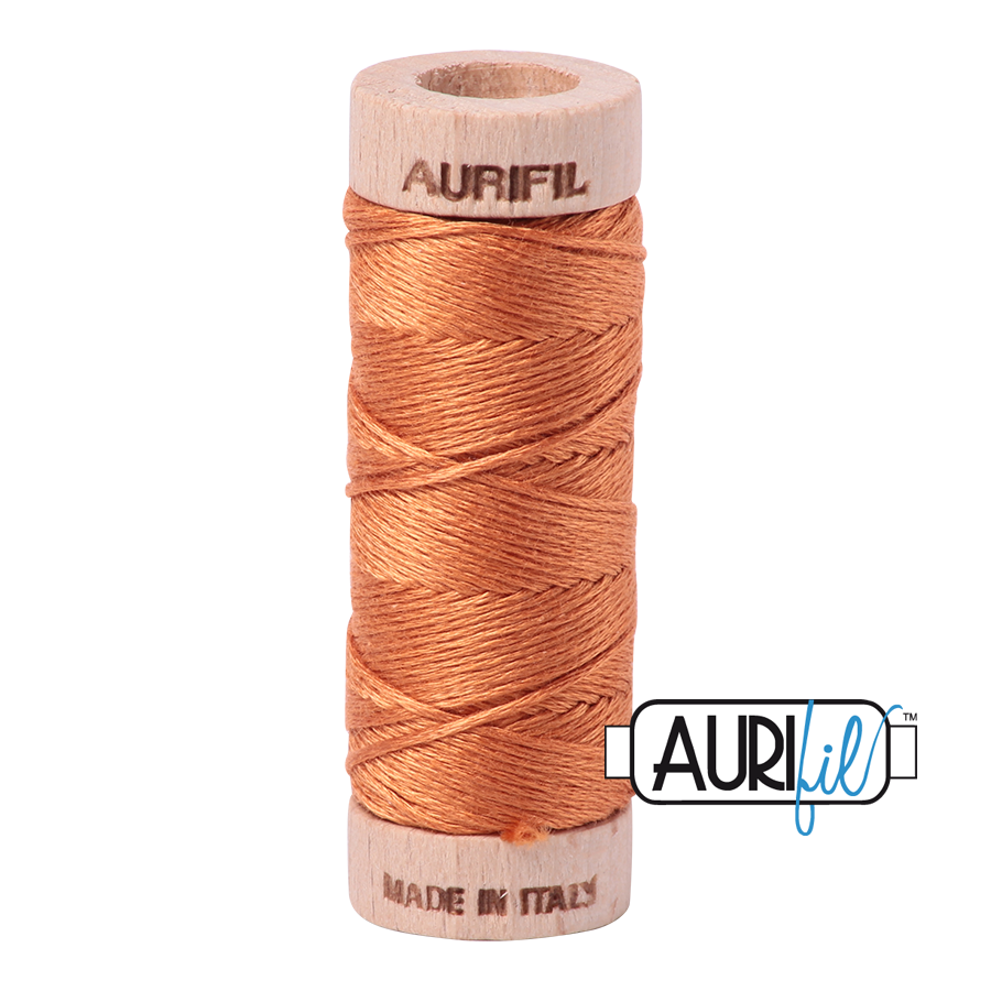 Aurifil Floss 6 Strand Cotton 5009 Medium Orange 16m