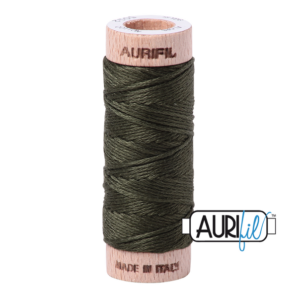 Aurifil Floss 6 Strand Cotton 5012 Dark Green 16m