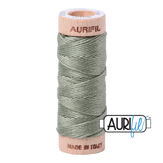 Aurifil Floss 6 Strand Cotton 5019 Military Green 16m