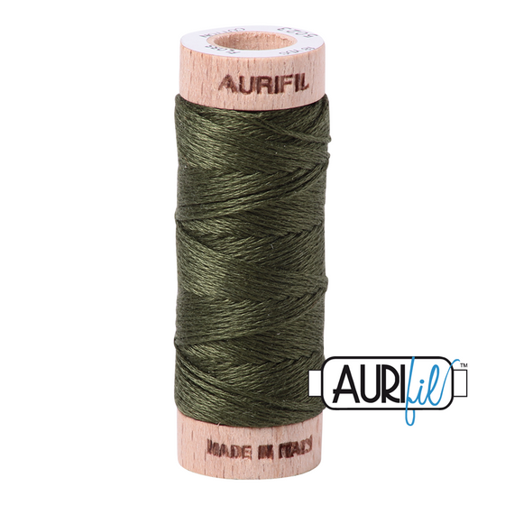 Aurifil Floss 6 Strand Cotton 5023 Medium Green 16m