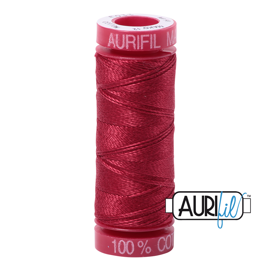 Aurifil 12 1103 Burgundy Small Spool 50m