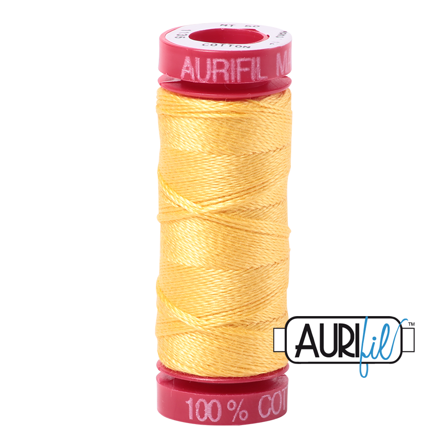 Aurifil 12 1135 Pale Yellow Small Spool 50m