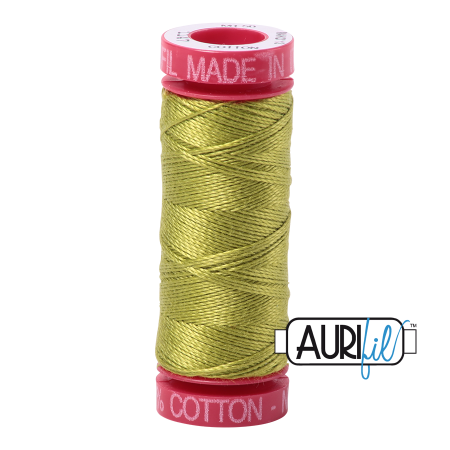 Aurifil 12 1147 Light Leaf Green Small Spool 50m