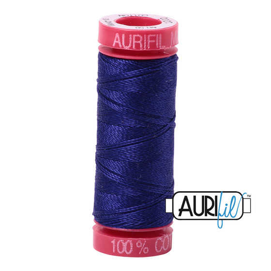 Aurifil 12 1200 Blue Violet Small Spool 50m