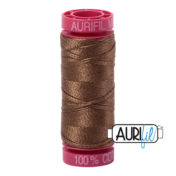 Aurifil 12 1318 Dark Sandstone Small Spool 50m