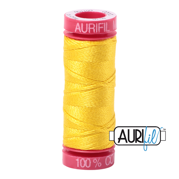 Aurifil 12 2120 Canary Small Spool 50m