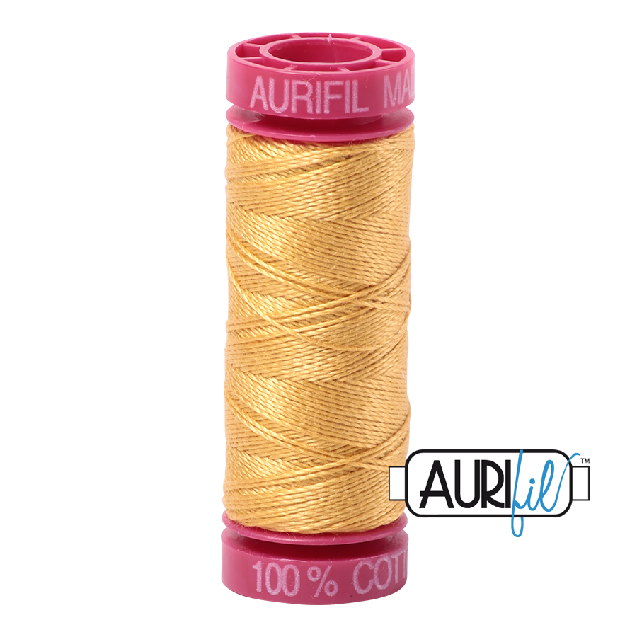 Aurifil 12 2134 Spun Gold Small Spool 50m