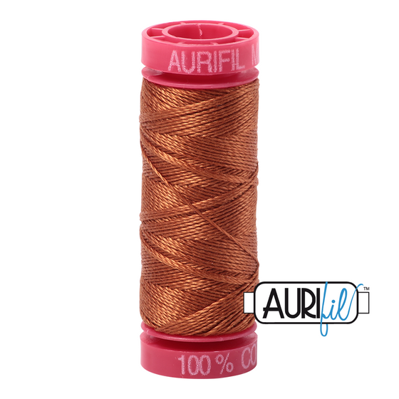 Aurifil 12 2155 Cinnamon Small Spool 50m