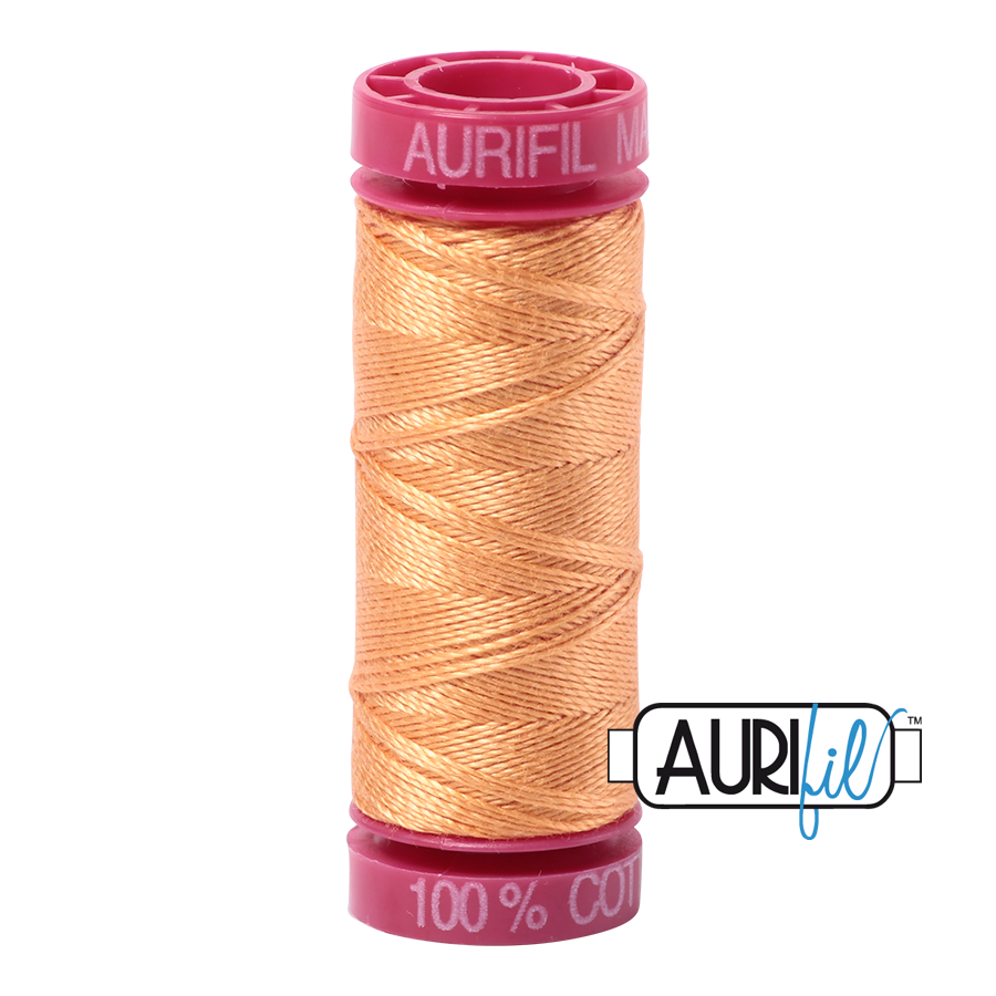 Aurifil 12 2214 Golden Honey Small Spool 50m