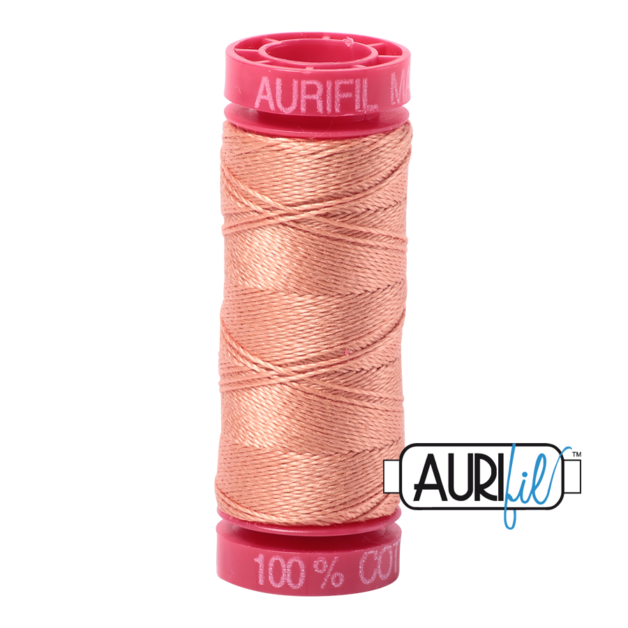 Aurifil 12 2215 Peach Small Spool 50m