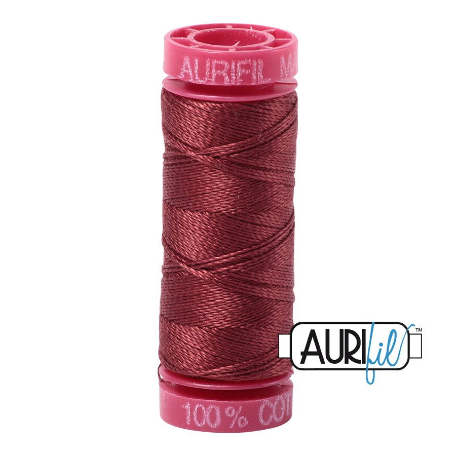 Aurifil 12 2345 Raisin Small Spool 50m