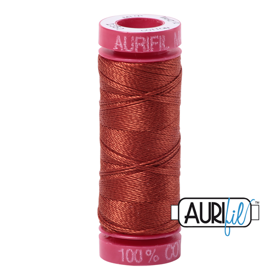 Aurifil 12 2350 Copper Small Spool 50m