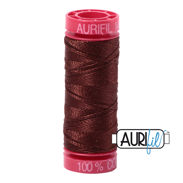 Aurifil 12 2360 Chocolate Small Spool 50m